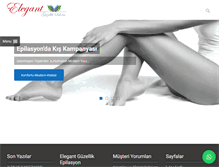 Tablet Screenshot of elegantepilasyon.com